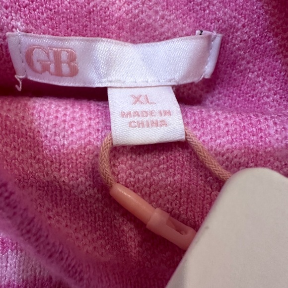 Gianni Bini GB Sweater Dress Pink Marble Swirl Long Sleeve NWT Size XL - Picture 7 of 11